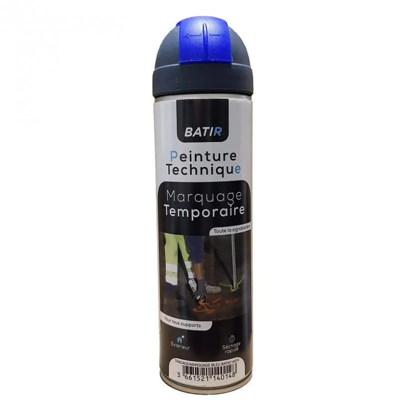 Aerosol paint for marking, 500ml, blue