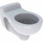 Hanging toilet for children 4 to 7 years, white