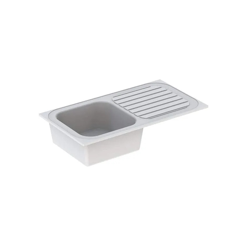 Built-in sink VALLAURIS 92x50, 1 bowl 1 drainer