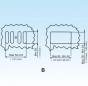 Space saving basket drain with 90mm overflow