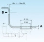 Space saving basket drain with 90mm overflow