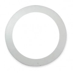 White PE gasket for LIRA sink drain, 109x85x2