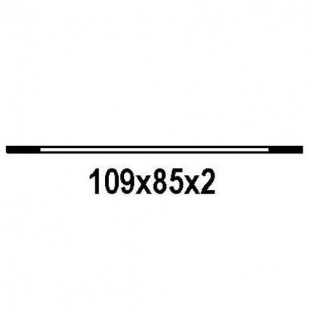 Dichtung weiß PE für Spülbeckenablauf LIRA, 109x85x2