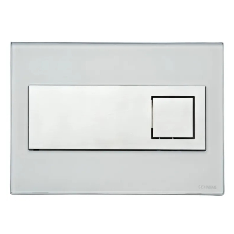 Control panel CARO white glass