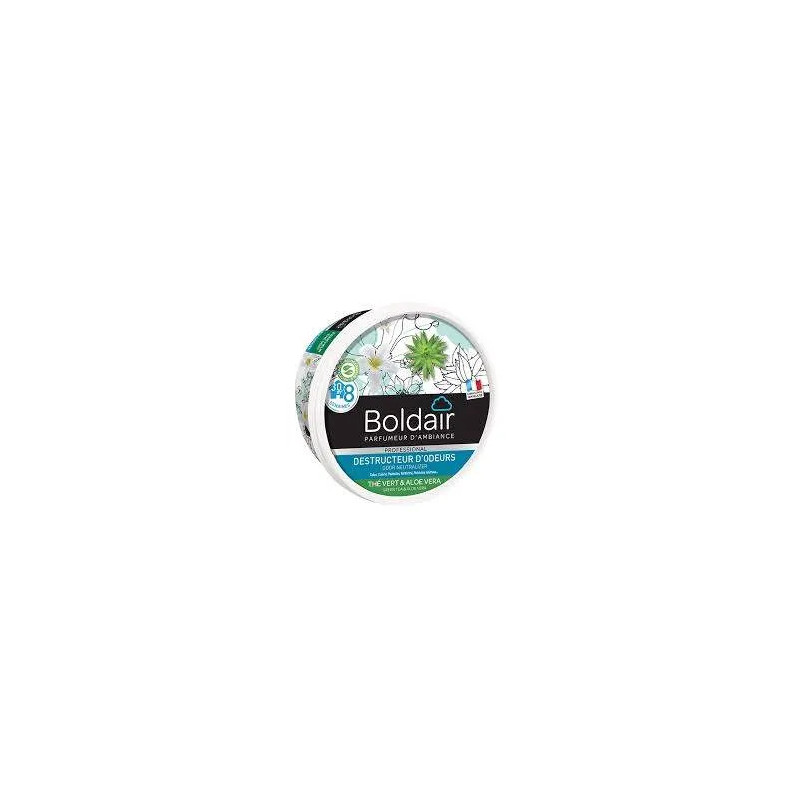 Destructeur d'odeurs Boldair bloc gel 300g thé vert