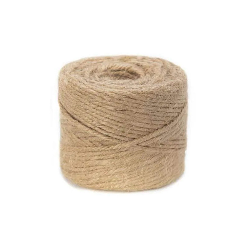 Natural jute twine 0.8/2, 40 meters, 100g