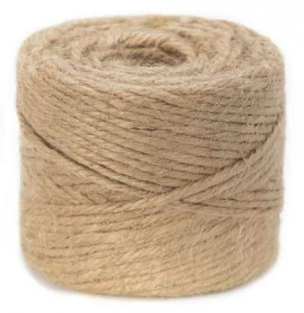 Ficelle de jute naturelle 0.8/2, 40 mètres, 100g