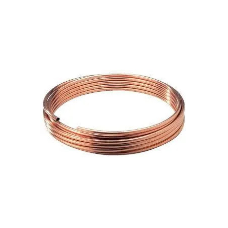 Annealed copper coil, diameter 8mm, 5 meters