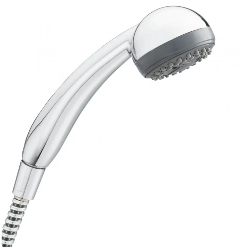 Hand shower Mutine PVC chrome, 2 jets, diameter 65mm