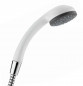 Cobra PVC white hand shower, 1 jet, diameter 65mm