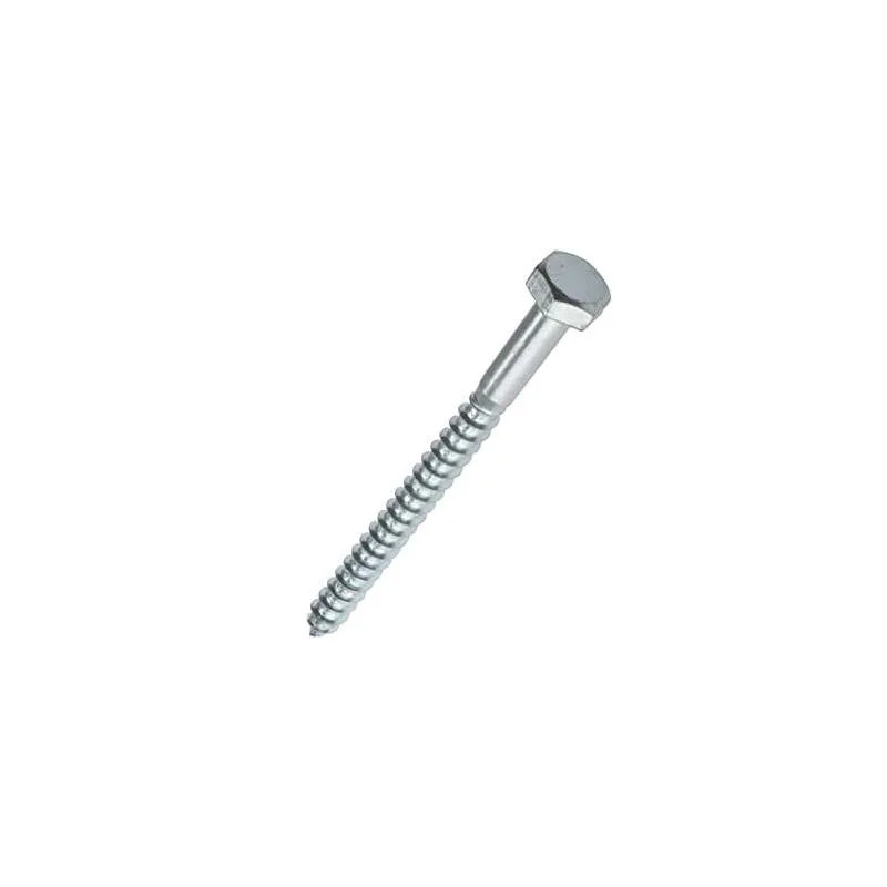 Bolt, zinc-plated steel, 8x60, bag of 10 pieces