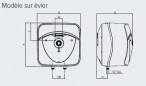 ANDRIS LUX under sink water heater 2000W, 360x360