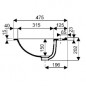 Bacino Bastia 56CM da incassare