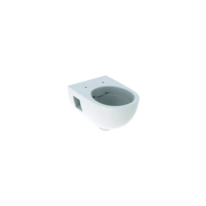 RENOVA Rimfree wall-mounted toilet without flap.