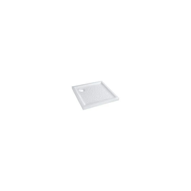 Shower tray in stoneware BASTIA 900x900x65mm.