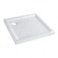 Shower tray in stoneware BASTIA 900x900x65mm.