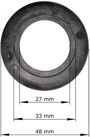 Joint intégré de diamètre 48 mm, pour panier Franke