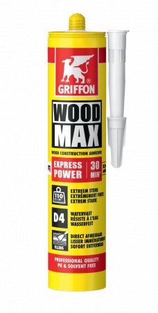 Pegamento para madera sin disolventes y sin PU, 380g, WOOD MAX EXPRESS