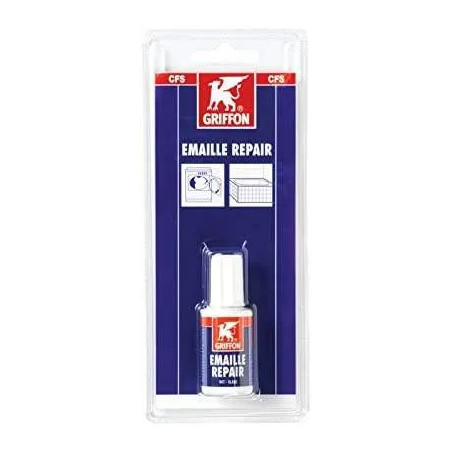 Emmail Repair 20ml, pour réparer les éclats d'émail en baignoires acier