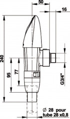 1000XL exposed flush timer valve