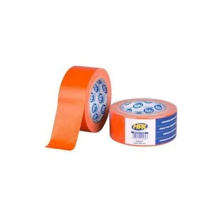 Ruban PVC adhésif orange : 33mx50mm