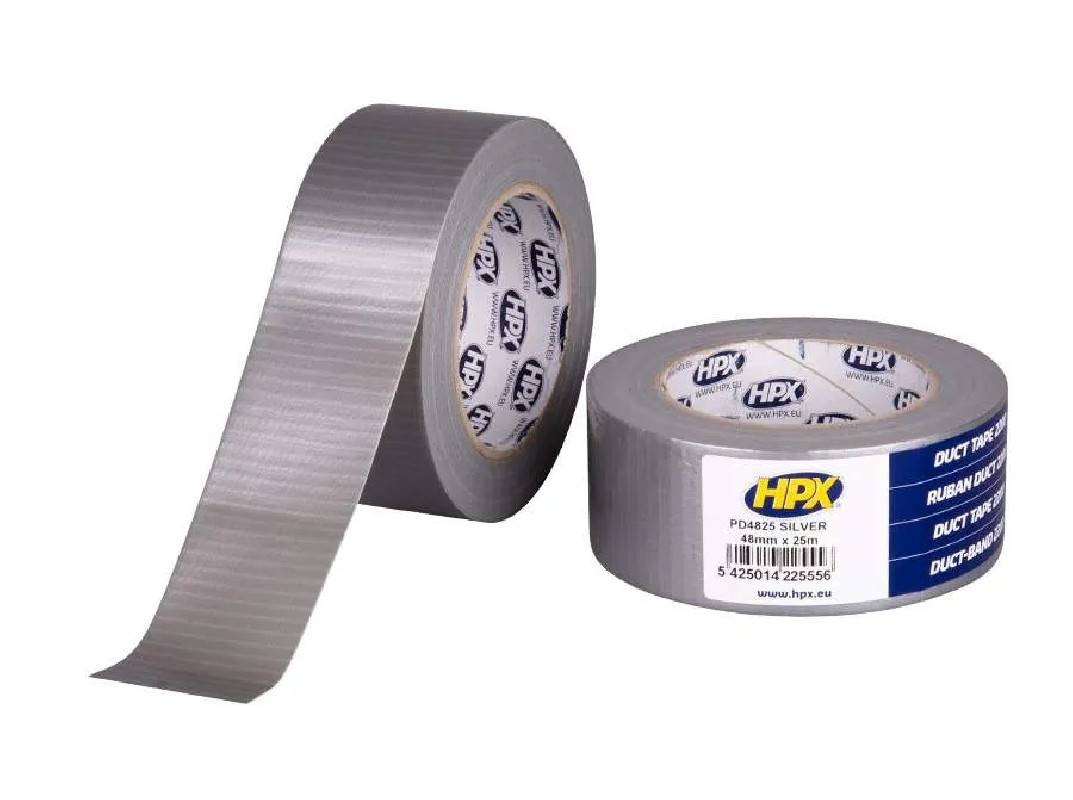 Ruban toile adhésif argent 48m x 25m DUCT TAPE 2200