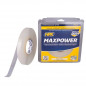 Cinta de MAX POWER transparente, de doble cara 19m x 5m