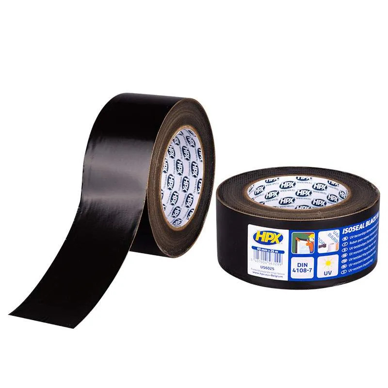 Ruban pare vapeur résistant aux UV ISOSEAL BLACK UV, 60 mm x 25m