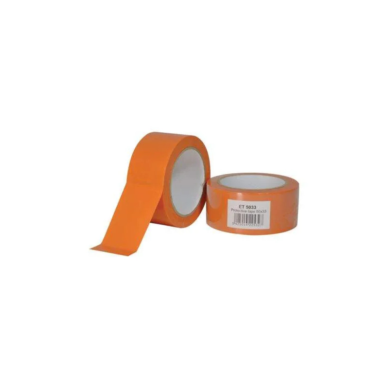 Cinta de PVC ECONÓMICA de barrera de vapor naranja, 50mm x 33m