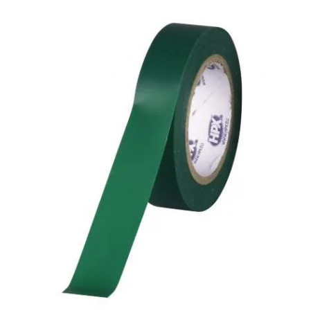 Ruban isolant PVC TAPE 5200, vert, 15mm x 10m