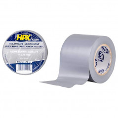 Ruban isolant PVC TAPE 52400, gris, 50mm x 10m