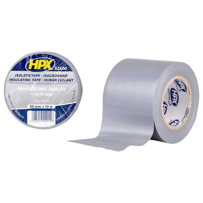 PVC-Isolierband TAPE 52400, grau, 50mm x 10m