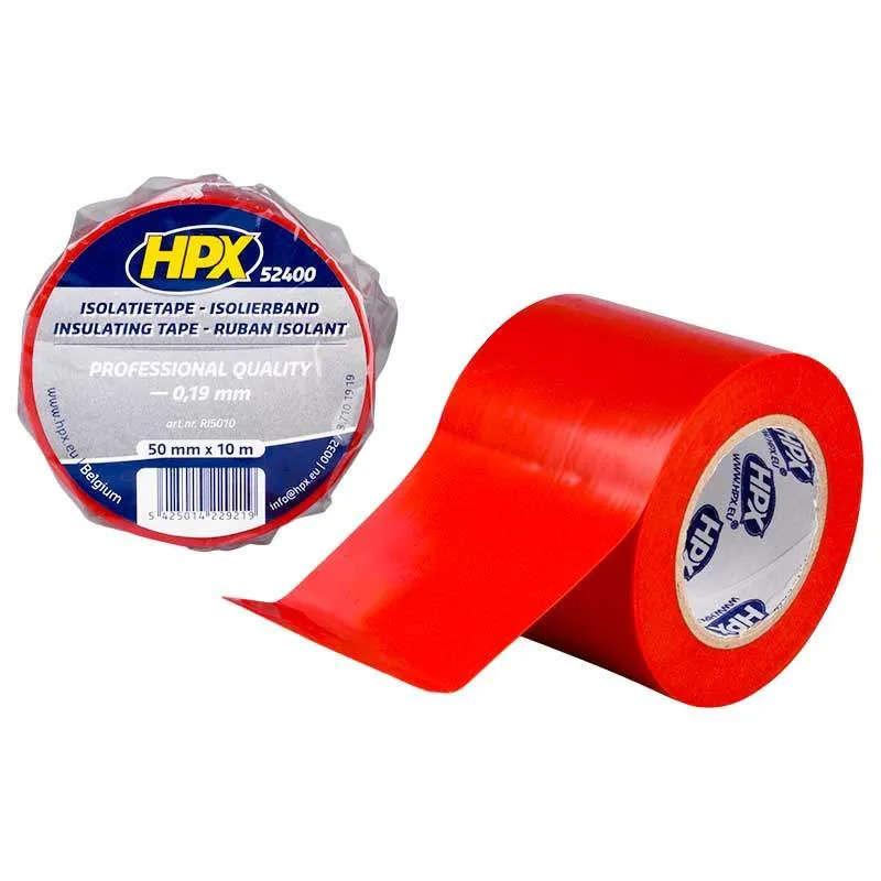 Nastro isolante in PVC TAPE 52400, rosso, 50mm x 10m