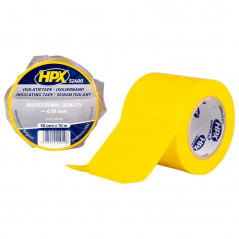 Ruban isolant PVC TAPE 52400, jaune, 50mm x 10m