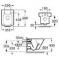 Abattant ROCA Hall, blanc, 408 mm, frein de chute Silencio, blanc