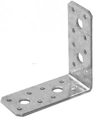 Soporte de montaje de acero galvanizado de 90x90x40 de espesor 3mm