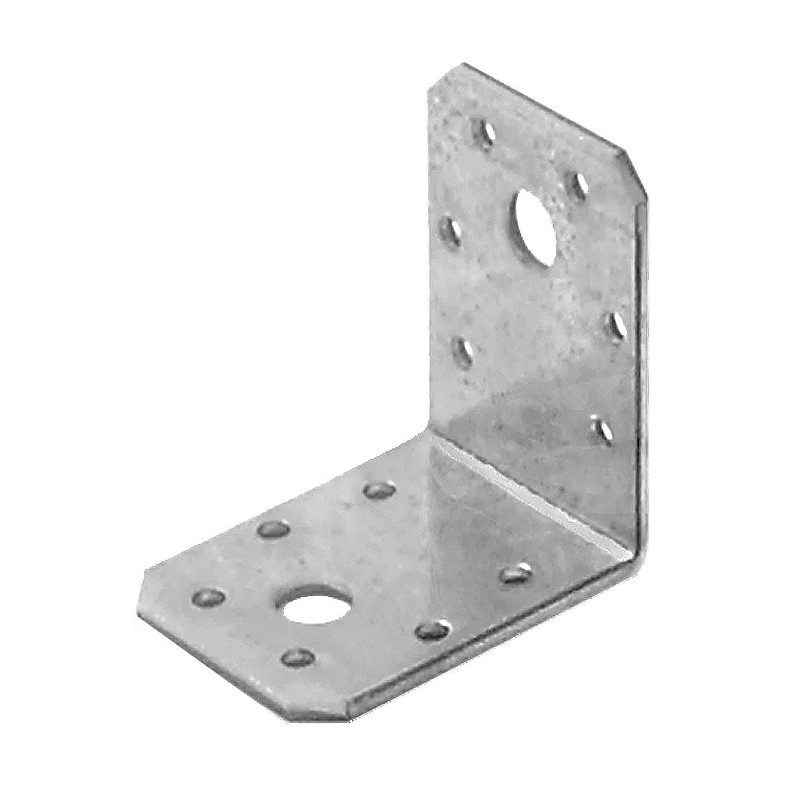 Soporte de montaje de acero galvanizado de 60x60x45 de espesor 2.5mm