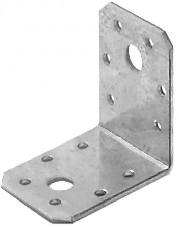 Soporte de montaje de acero galvanizado de 60x60x45 de espesor 2.5mm