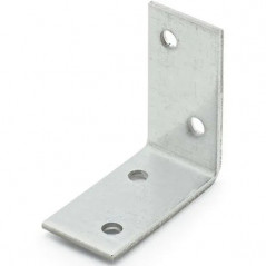 Galvanized steel assembly bracket 40x40x20 thickness 2mm