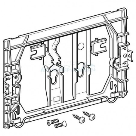 Cadre support pour plaque frontale Twinline