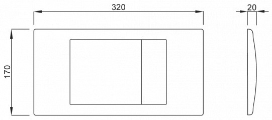  Schwab RIVA white one-touch control panel