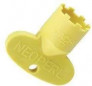 Yellow plastic key for 16.5x100 male integrated aerator