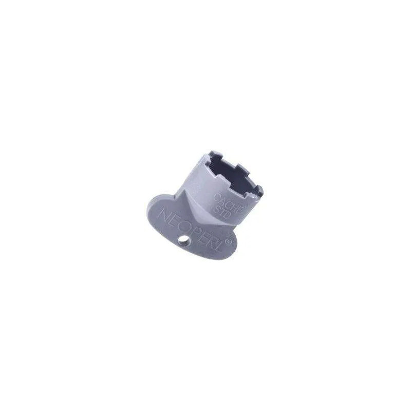 Grey plastic key for 24x100 male integrated aerator