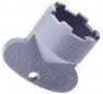 Grey plastic key for 24x100 male integrated aerator