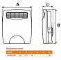 Calentador de ventilador portátil de 2000 W