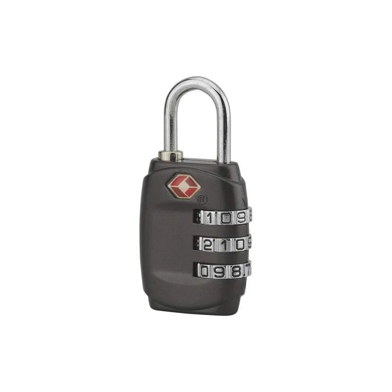 Padlock 30 TSA combination lock 3 rings