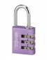 Aluminium padlock, maximum code 40mm, with combination