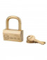 Padlock NAUTIC 68, brass shackle, 3 keys