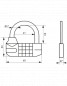 Cadenas SATURN à combinaison modifiable