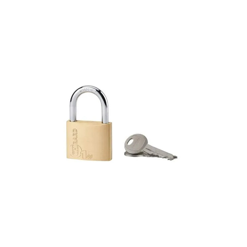 Padlock Type 1, 40mm, steel shackle, 2 keys